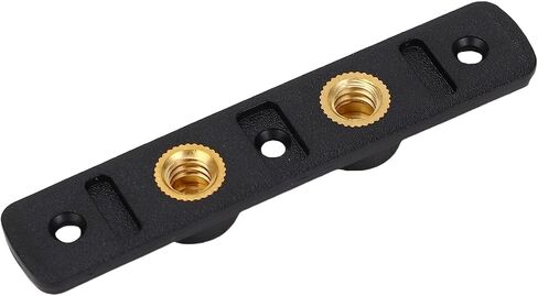 Jiawu Flash Bracket, Precise Fit for Flash Extension Adapter, Tripod Mount with 1/4 Inch Screw Hole for Tripods Light Stands Camera Accessories in Kuwait