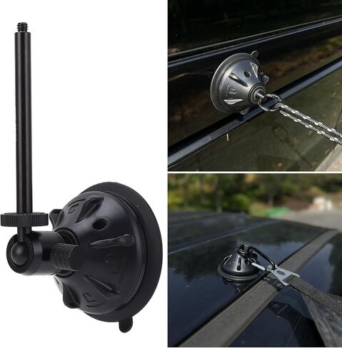 TOPINCN Camping Flashlight Holder, Portable Camp Lamp Stand with Suction Cup, 360 Degree Adjustable Metal Outdoor Light Bracket for Outdoor Activities Camping Vlogging Fishing in Kuwait