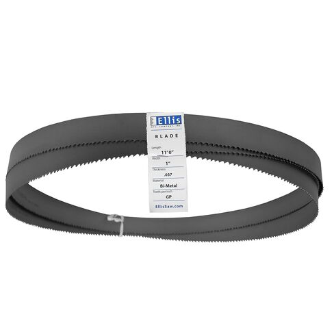Ellis 1800 Band Saw OEM Blade 3 Pack, General Purpose Bi-Metal Band Saw Blade 5-7 tpi 132" x 1" x .037" GP1800 in Kuwait