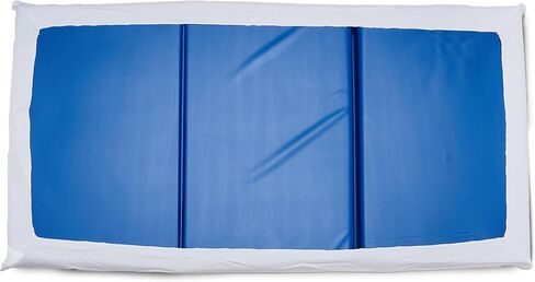 Rollee Pollee Preschool Nap Mats for Daycare or Classroom, Standard Size 24 x 48 x 2 Inches, White, 6-Pack in Kuwait