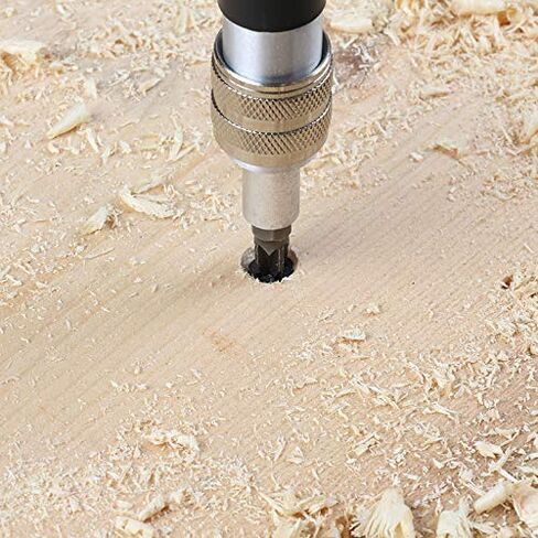 Luckyway Countersink Drill Bit Set #6, #8, #10 for Wood, Drill Counter Sink Flip Drive 3 in 1 Complete Unit Set, Including Philips2 Screw Bits 4-Piece in Kuwait