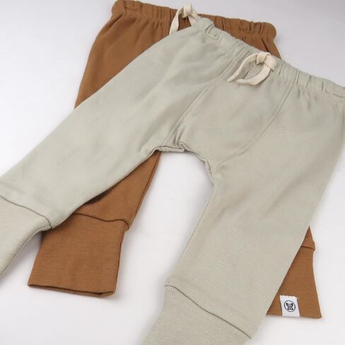 Multipack Honest Pants Joggers Pull on 100% Organic Cotton for Infant Baby and Toddler, Boys, Girls, Unisex in Kuwait