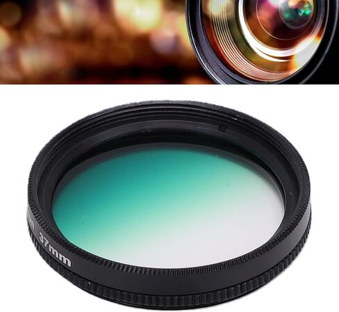 Diyeeni 37mm Gradual Green Filter, for Mirrorless DSLR Camera Lens with Aluminum Alloy Frame Graduated Color Filter in Kuwait