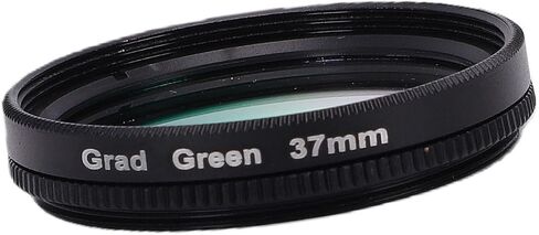 Diyeeni 37mm Gradual Green Filter, for Mirrorless DSLR Camera Lens with Aluminum Alloy Frame Graduated Color Filter in Kuwait