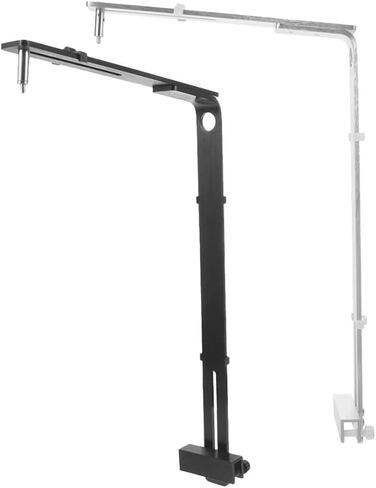 POPETPOP 2pcs Fish Tank Lamp Bracket Aquarium Light Stand Made of Sturdy Aluminium Alloy with Strong Bearing Capacity and Easy to Use Design, for Supporting Aquarium Lights on Glass Panels in Kuwait