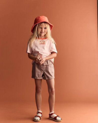 Otter Avenue Baby Girls' Short-Sleeve Relaxed Tee in Kuwait