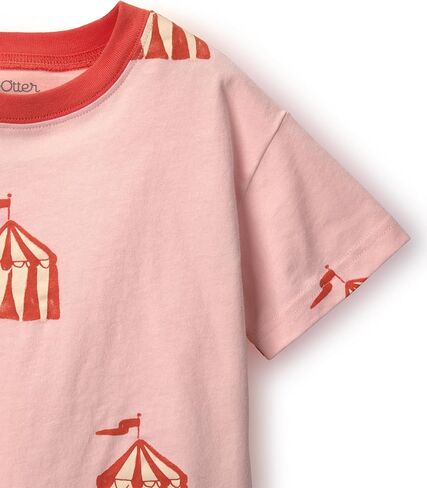 Otter Avenue Baby Girls' Short-Sleeve Relaxed Tee in Kuwait