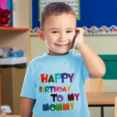 Cute Rascals Toddler T-Shirt Happy Birthday to My Mommy Birthday Remarkable Birthday Clothes in Kuwait