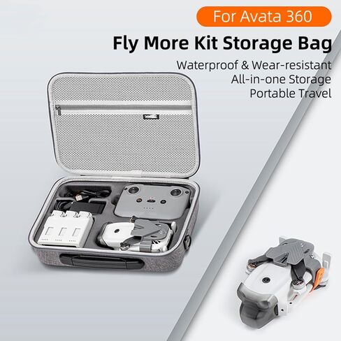 Nylon Storage Bag Case Compatible with DJI Lito 1, Portable Handheld Crossbody Shoulder Carrying Travel Bag for Lito 1 Drone Accessories in Kuwait