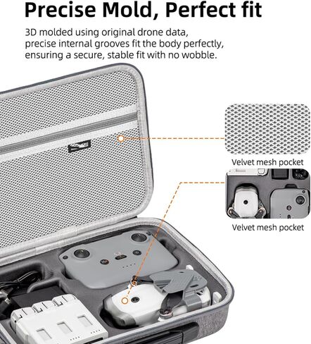 Nylon Storage Bag Case Compatible with DJI Lito 1, Portable Handheld Crossbody Shoulder Carrying Travel Bag for Lito 1 Drone Accessories in Kuwait