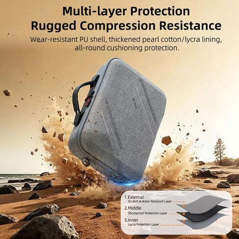 Nylon Storage Bag Case Compatible with DJI Lito 1, Portable Handheld Crossbody Shoulder Carrying Travel Bag for Lito 1 Drone Accessories in Kuwait