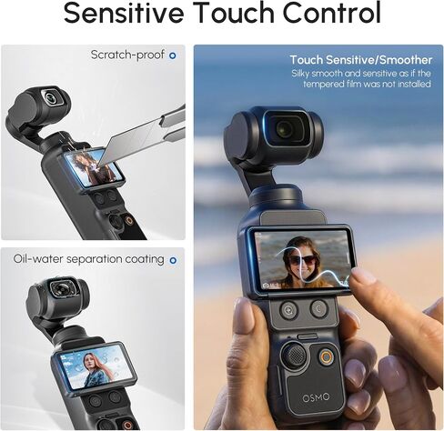 STARTRC PHOTO Carrying Case for DJI Osmo Pocket 4/3 with Tempered Glass Screen Protector in Kuwait
