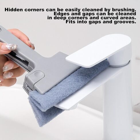 Window Track Cleaning Tools Recess Cleaner, Crevice Cleaner | Crevice Brush Sliding Door Track Cleaner for Window Crevices Bathroom Kitchen in Kuwait