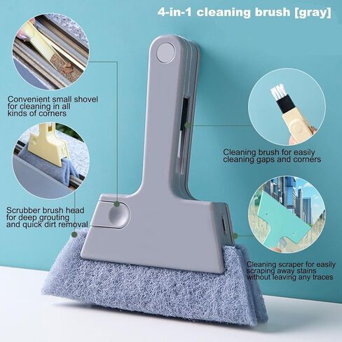 Window Track Cleaning Tools Recess Cleaner, Crevice Cleaner | Crevice Brush Sliding Door Track Cleaner for Window Crevices Bathroom Kitchen in Kuwait