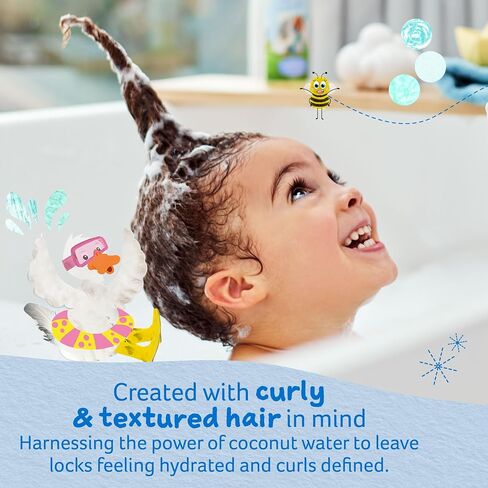 Childs Farm, Coco-Nourish Shampoo contains natural corn and coconut cleansers to gently clean and nourish hair leaving curls defined, 8.4 Fl Oz in Kuwait