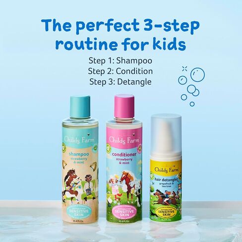 Childs Farm, Kids Hair Detangler, Grapefruit & Organic Tea Tree, Suitable for Dry, Sensitive & Eczema-prone Skin, 4.2 Fl Oz in Kuwait