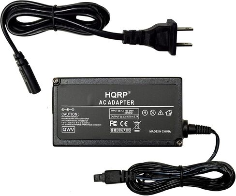 HQRP Replacement CA-560 AC Adapter/Power Supply Compatible with Canon ZR10, ZR20, ZR25MC, ZR30MC, ZR40, ZR45MC, ZR50MC Digital Camcorder - (incl. USA Plug & Euro Adapter) in Kuwait