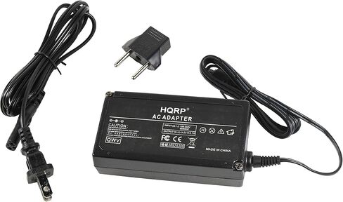 HQRP Replacement CA-560 AC Adapter/Power Supply Compatible with Canon ZR10, ZR20, ZR25MC, ZR30MC, ZR40, ZR45MC, ZR50MC Digital Camcorder - (incl. USA Plug & Euro Adapter) in Kuwait
