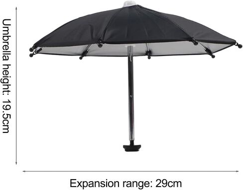 Camera Umbrella with Hot Shoe Interface for Sun Protection and Light Diffusion for Outdoor Photography Compatible with DSLR and for camcorder in Kuwait
