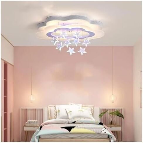 Modern LED Bat Ceiling Light for Kids' Bedroom, Playroom & Nursery - Cute Cartoon Design, Warm Lighting, Stylish Home Decor (65x44x10cm) in Kuwait