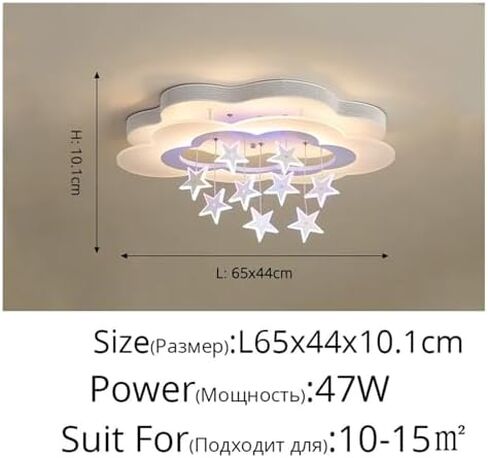 Modern LED Bat Ceiling Light for Kids' Bedroom, Playroom & Nursery - Cute Cartoon Design, Warm Lighting, Stylish Home Decor (65x44x10cm) in Kuwait