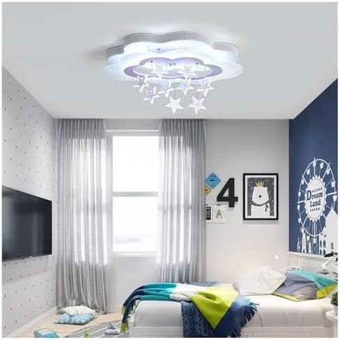 Modern LED Bat Ceiling Light for Kids' Bedroom, Playroom & Nursery - Cute Cartoon Design, Warm Lighting, Stylish Home Decor (65x44x10cm) in Kuwait