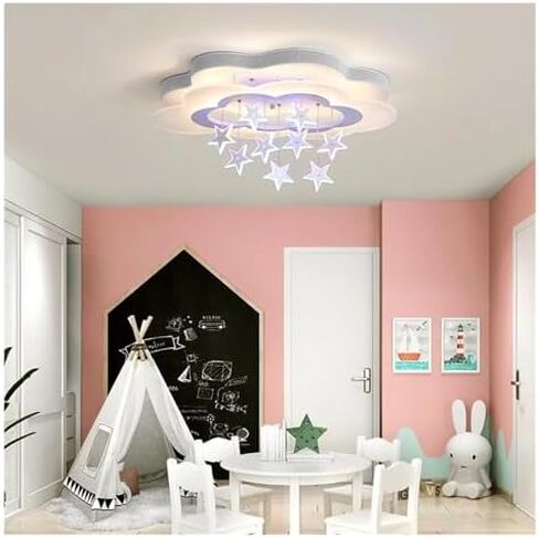 Modern LED Bat Ceiling Light for Kids' Bedroom, Playroom & Nursery - Cute Cartoon Design, Warm Lighting, Stylish Home Decor (65x44x10cm) in Kuwait
