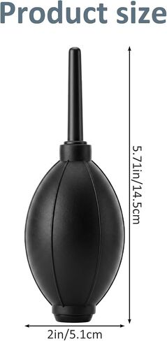 Soft Tip Manual Air Blower Bulb Blower Pump Dust Cleaner Blaster | Silicone, Fit for Watch, Keyboard, Cameras Lens Cleaning, Long Nozzle in Kuwait