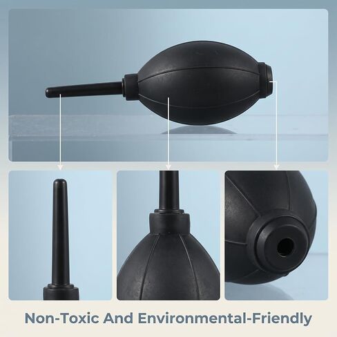 Soft Tip Manual Air Blower Bulb Blower Pump Dust Cleaner Blaster | Silicone, Fit for Watch, Keyboard, Cameras Lens Cleaning, Long Nozzle in Kuwait