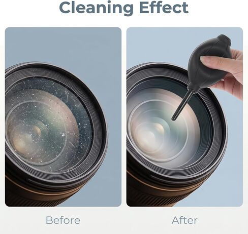 Soft Tip Manual Air Blower Bulb Blower Pump Dust Cleaner Blaster | Silicone, Fit for Watch, Keyboard, Cameras Lens Cleaning, Long Nozzle in Kuwait