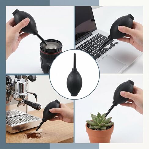 Soft Tip Manual Air Blower Bulb Blower Pump Dust Cleaner Blaster | Silicone, Fit for Watch, Keyboard, Cameras Lens Cleaning, Long Nozzle in Kuwait