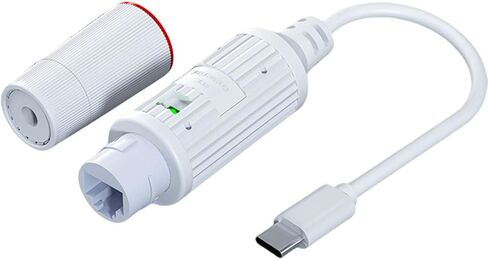 PoE to USB C Power Converter Adapter-IP65（Power Only-No Data） | IP65 Waterproof,8V IEEE 802.3af/at PoE to 5V 2A USB-C Power Output, Power Only for Security Camera, LED Strip,Gateway in Kuwait