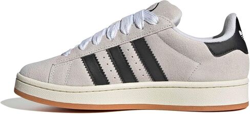 adidas Women's Campus 00s Lifestyle Shoes - Crystal White/Core Black, Size: 8.0 in Kuwait