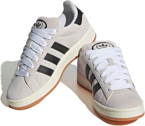 adidas Women's Campus 00s Lifestyle Shoes - Crystal White/Core Black, Size: 8.0 in Kuwait