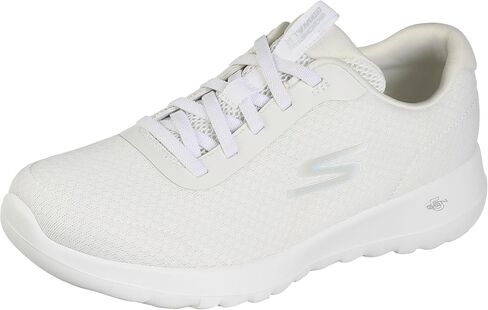 Skechers Women's Go Walk Joy Ecstatic Sneakers | Air-Cooled Goga Mat Insole, 5GEN Cushioned Midsole, Machine Washable, Vegan, Elastic Bungee Laces in Kuwait