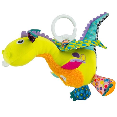Lamaze Clip On Car Seat and Stroller Toy - Flip Flap Dragon - Crinkle Car Seat Toys and Stroller Toys - Sensory Toys for Babies - Travel Toys for Car - Infant Toys Ages 0 Months and Up in Kuwait