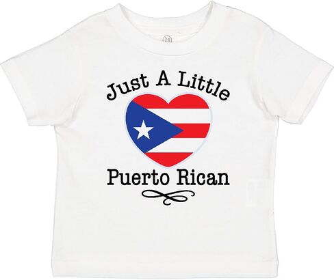 inktastic Just a Little Puerto Rican Toddler T-Shirt in Kuwait