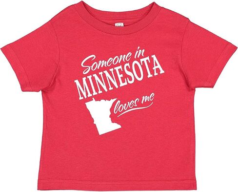 inktastic Someone in Minnesota Loves Me Baby T-Shirt in Kuwait