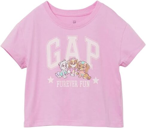 GAP Baby-Girls Short Sleeve Graphic Tee, Pp Parisian Pink, 5T in Kuwait