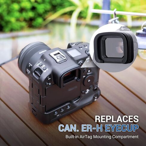 JJC Soft Rubber Eyecup Eyepiece Viewfinder for Canon EOS R3 Camera | Replaces Canon ER-H Eyecup Eyepiece, Soft Silicone Material, Not Affect The Use of LCD Screen in Kuwait
