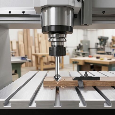 1/4" Roundover Router Bit CNC Router Bits Carbide Tipped Round Over Beading Bits Shank Point Cutting 1/2" Cutting Diameter 1/4" Radius Round-Over Plunge Cutter for Woodworking Carving Tool in Kuwait