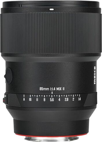 Meike 85mm F1.4 II AF Full Frame STM Portrait Lens for Sony E Mount, B&W | 67MP, Bright Aperture, Sharp Image, Smooth Bokeh, Mid-Telephoto, For Sony A7IV A7R IV A7RIII A7CII, APO-Level CA Correction in Kuwait