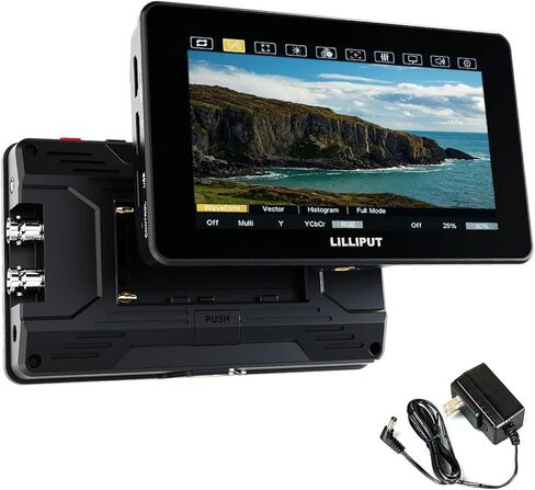 LILLIPUT HT7S 7 Inch 2000nits Camera Field Monitor with Touch Screen 1920x1200 4K HDMI 2.0 3G-SDI Input 3D LUT Waveform Histogram in Kuwait