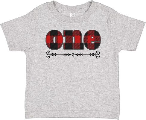 inktastic First Birthday Buffalo Plaid Lumberjack Baby T-Shirt in Kuwait