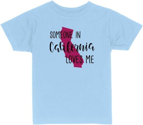 Someone in California Loves Me Toddler Kids T-Shirt in Kuwait
