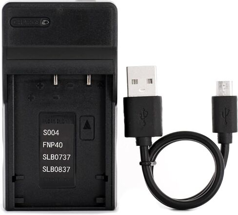 Norifon NP-40 USB Charger for Fujifilm FinePix F402, F403, F420, F455 | Compaitible with Fujifilm FinePix F460, F470, F480, F610, F650, F700, F710, F810, F811, J50, V10, Z1, Z2 Camera in Kuwait