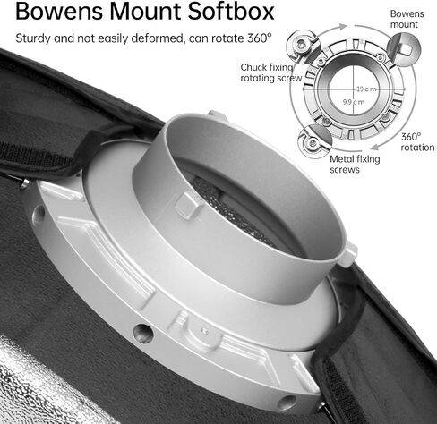 Godox Strip Softbox,2pcs FW35x160cm 14"x63" Bowens Mount Softbox with Honeycomb Grid,Bowens Mount Speedring for Studio Strobe Flash Lighting Speedlight,Portrait Product Photography in Kuwait