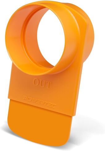 POWERTEC 70295-P4 4-Inch Integrated Blast Gate Clog Resistant, Anti Gap Tapered ABS Plastic Fitting for Dust Collection Systems – 4 Pack (Patented) in Kuwait