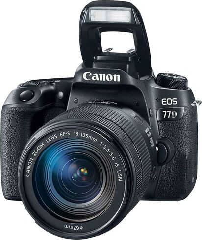 Canon EOS 77D EF-S 18-135 IS USM Kit (Renewed) in Kuwait