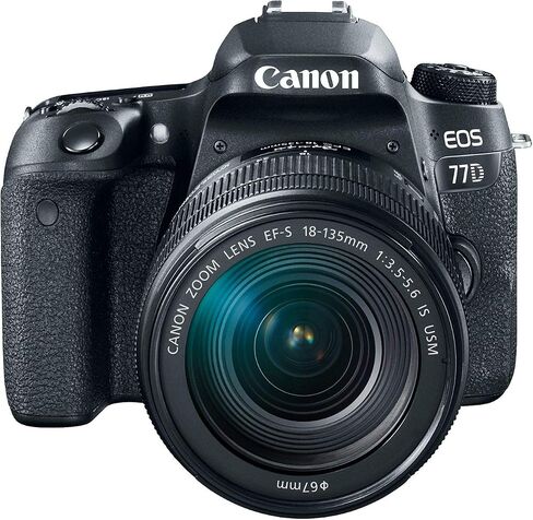 Canon EOS 77D EF-S 18-135 IS USM Kit (Renewed) in Kuwait